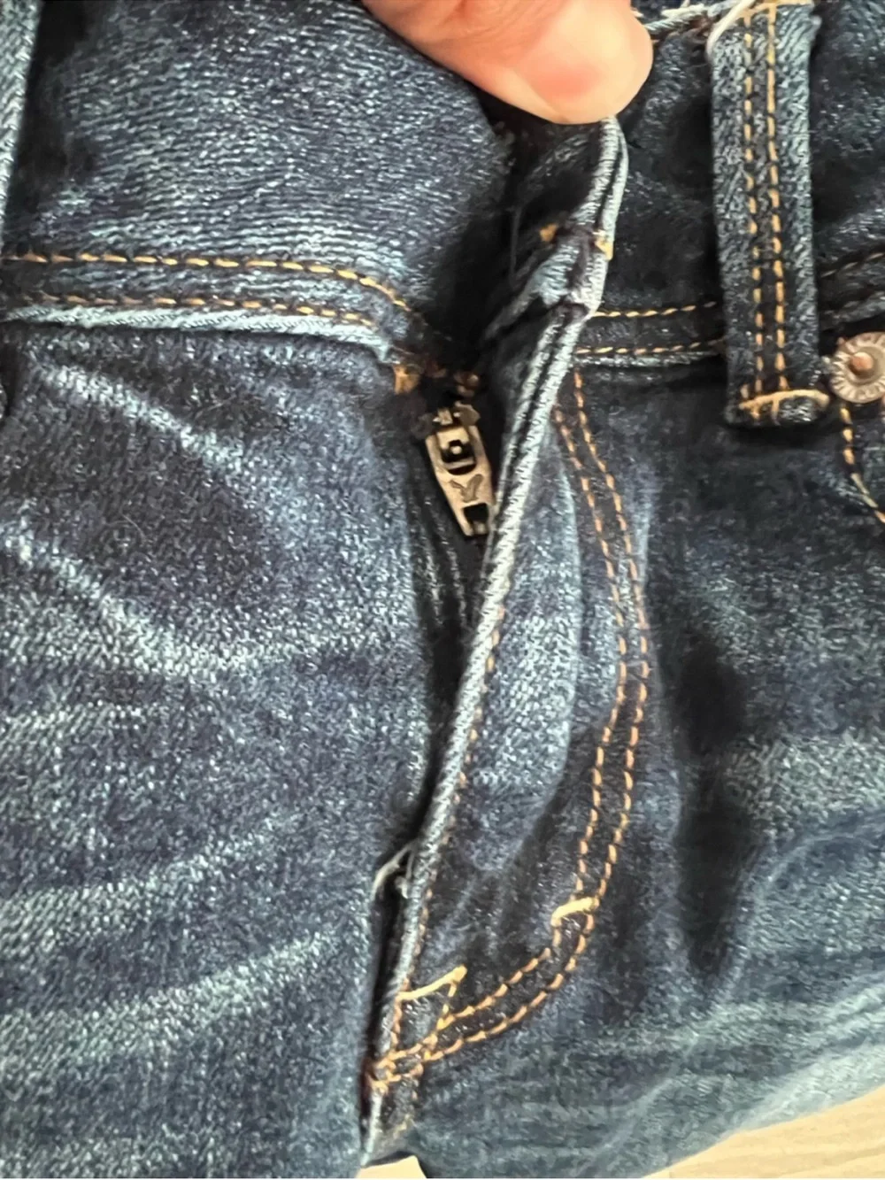 American Eagle Kick Boot Stretch Jeans Women’s Size 6 Short Dark Wash Low Rise